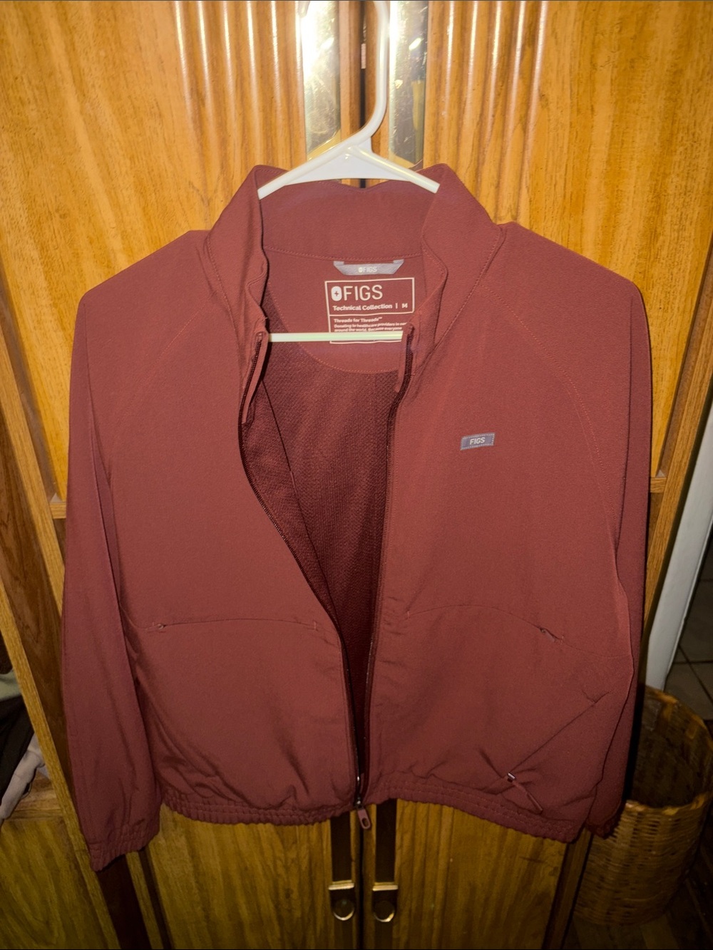 Walnut scrub Sydney jacket in perfect condition